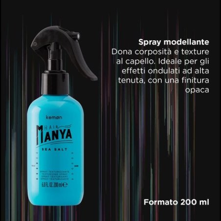 Kemon Hair Manya Sea Salt Structure Spray with Minerals for Matte Finish 200ml