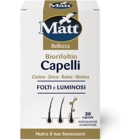 Matt Biorifoltin Hair Supplement for Thick and Luminous Hair