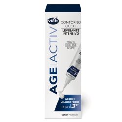 Matt Age Activ Eye Cream Lifting Effect Intensive Smoothing against Wrinkles Bags and Dark Circles Hyaluronic Acid 3P