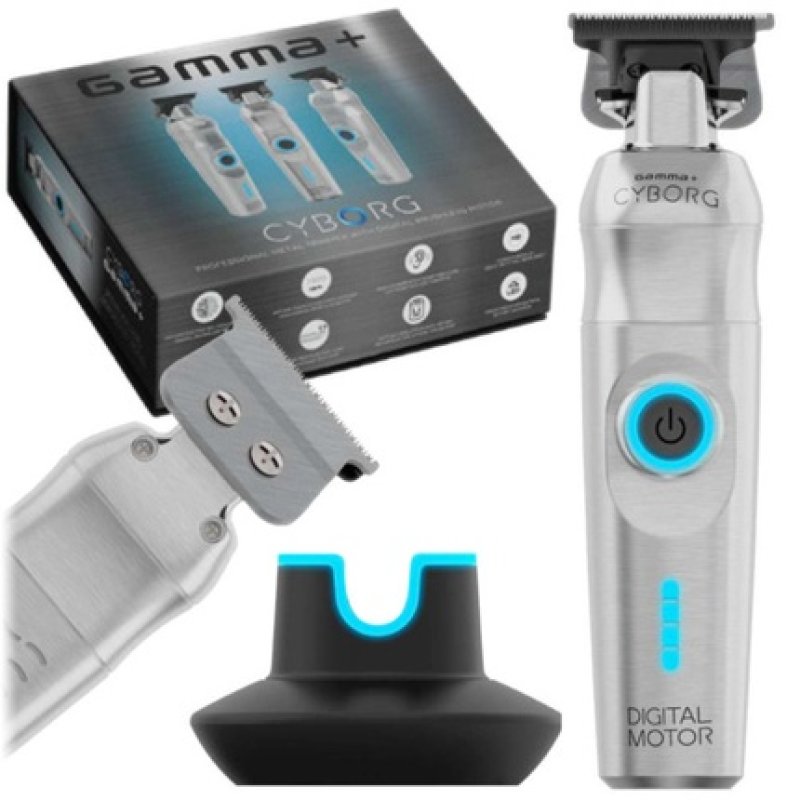 Gamma Piu Cyborg Professional Hair Trimmer with Docking Station