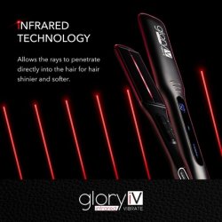 Gamma Professional Vibration Infrared Hair Straightener Glory IV Extra Large