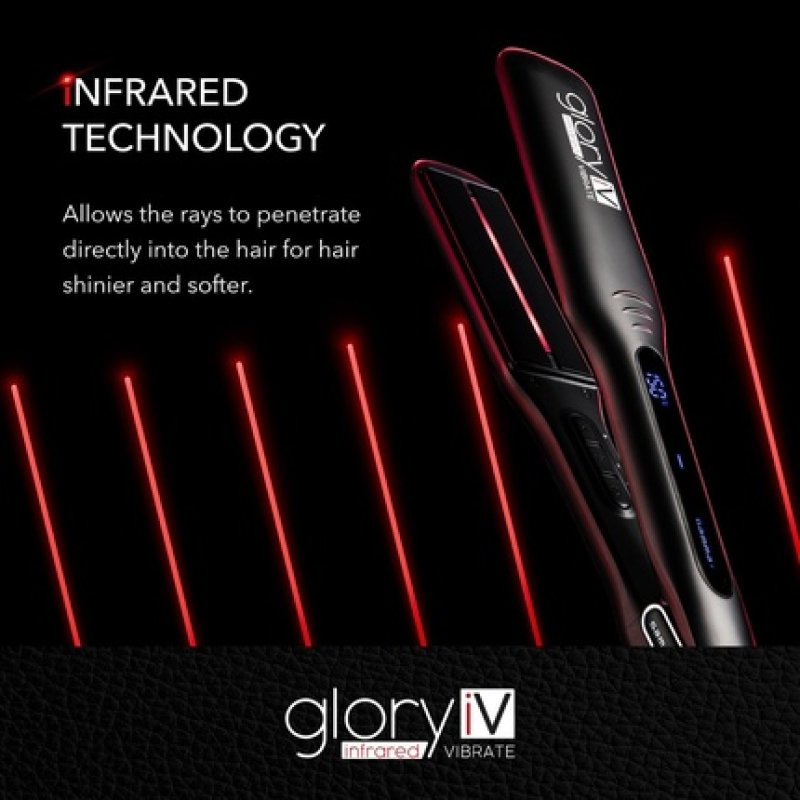 Gamma Professional Vibration Infrared Hair Straightener Glory IV Extra Large