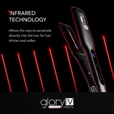 Gamma Professional Vibration Infrared Hair Straightener Glory IV Extra Large