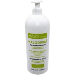 Halo Pharma Haloderm Delicate Detergent 1L HDPE2 Bottle with C/PP92 Cap