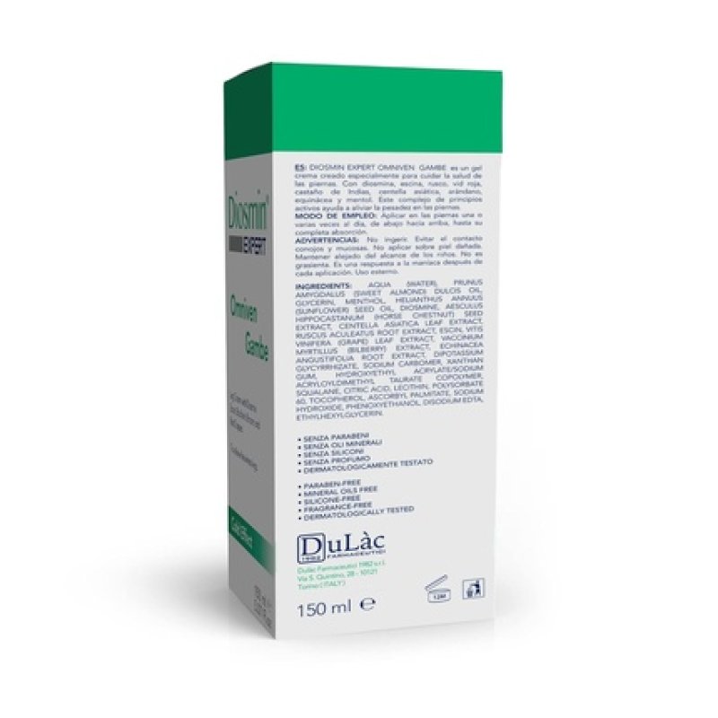 Dulàc Varicose Veins Treatment for Legs Cream for Circulation Cooling Effect Diosmin and Horse Chestnut Cream for Leg