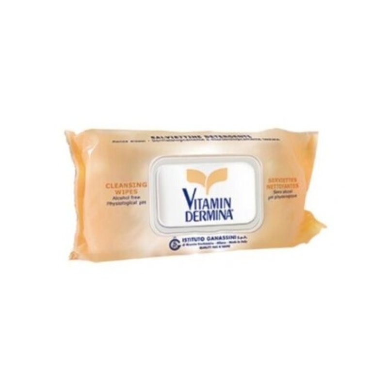 Vitamin Dermina Cleansing Wipes 72 Pieces