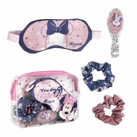 Children's Disney Minnie Mouse Hair Accessories Set with Case - Kids Beauty Set