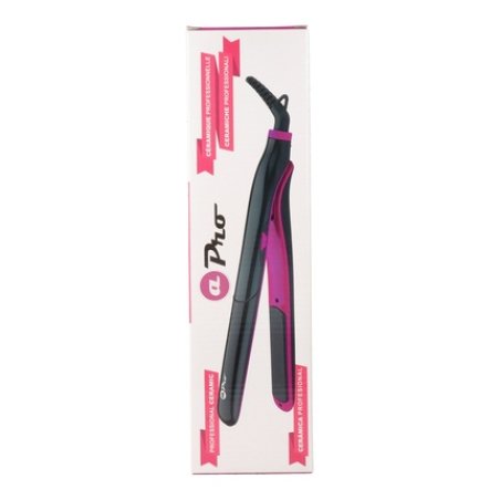 Albi Pro Professional Digital Ceramic Iron Black - Fuchsia