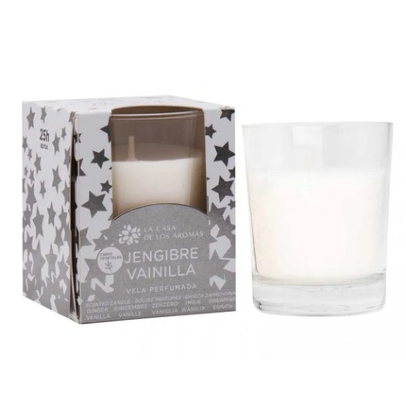 La Casa De Los Aromas Christmas Scented Candle Ginger-Vanilla 120g