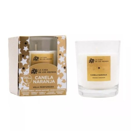 La Casa De Los Aromas Cinnamon And Orange Scented Candle 120g