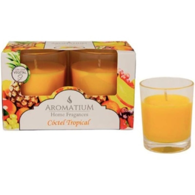 Aromatium Cup Candle AROM.COC.Tropical 57g - Pack of 2
