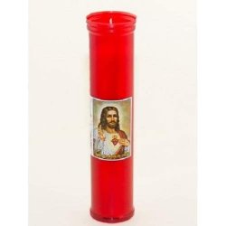 Red Candle 4 x 1 - Pack of 4