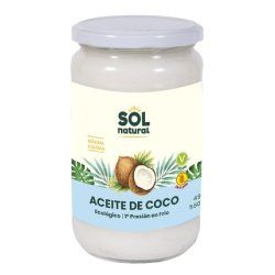 Sol Natural Extra Virgin Organic Coconut Oil 580ml