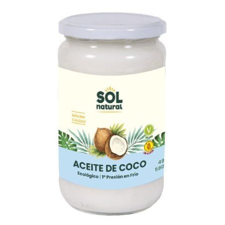 Sol Natural Extra Virgin Organic Coconut Oil 580ml