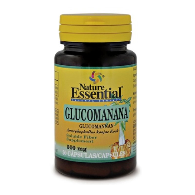 Nature Ess Glucomanana 500 Mg 50 Caps