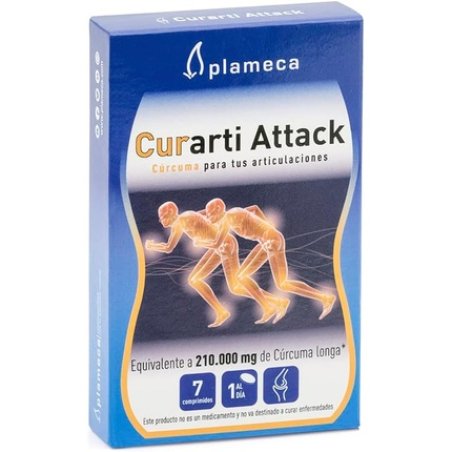 Plameca Curarti Attack Capsules with Vitamin C and Turmeric for Bones