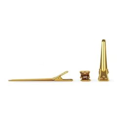 BIFULL Small Curved Metal Tweezers 6.8cm - Pack of 10 Black Standard