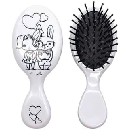 BIFULL Mini Oval Brush for Coloring Black/White Standard
