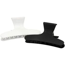 BIFULL Large White/Black Tweezers - Pack of 12