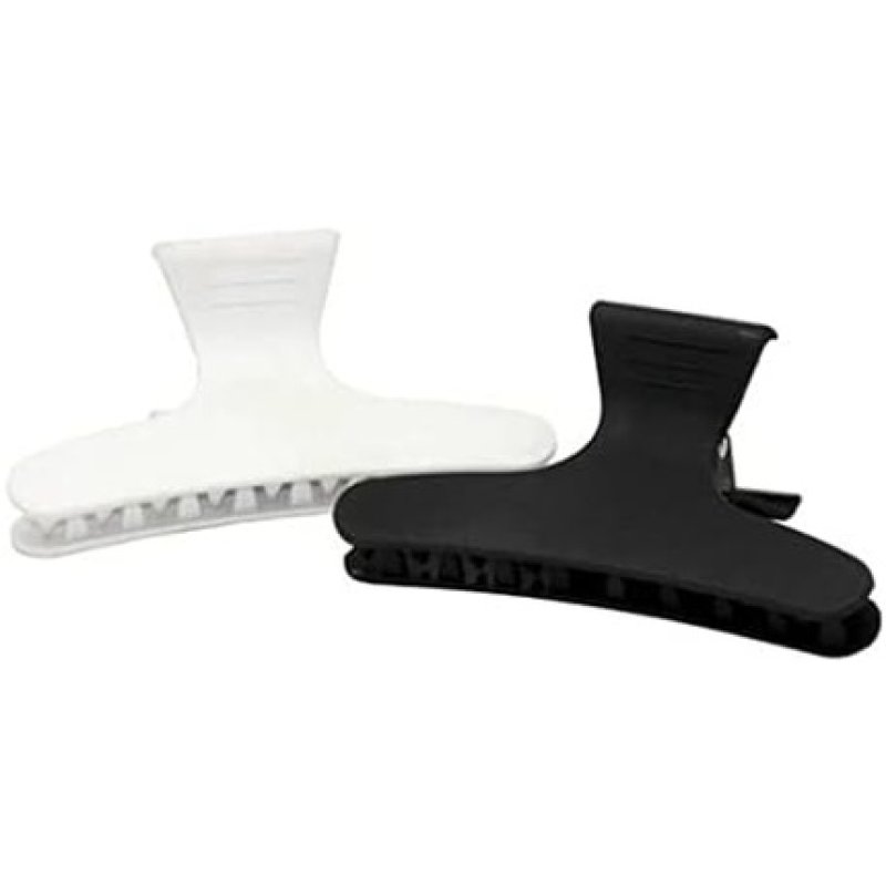 BIFULL Large White/Black Tweezers - Pack of 12