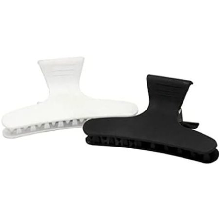 BIFULL Large White/Black Tweezers - Pack of 12