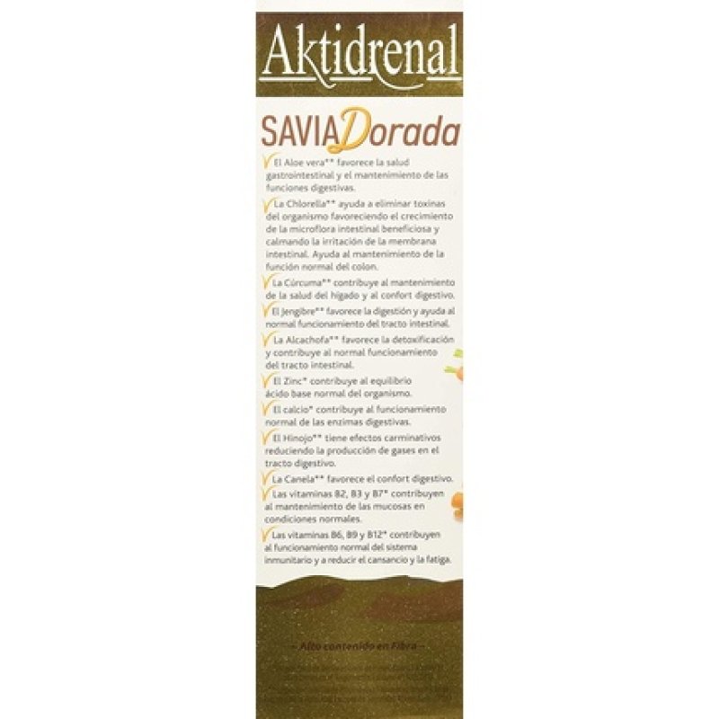 Tongil Aktidrenal Golden Sap 250ml with Turmeric, Fennel, Cinnamon, and Chlorella