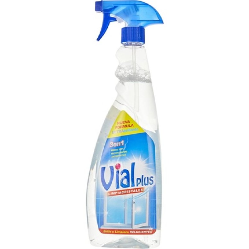 Vialplus Glass Cleaner 1L Spray Gun Multicolour