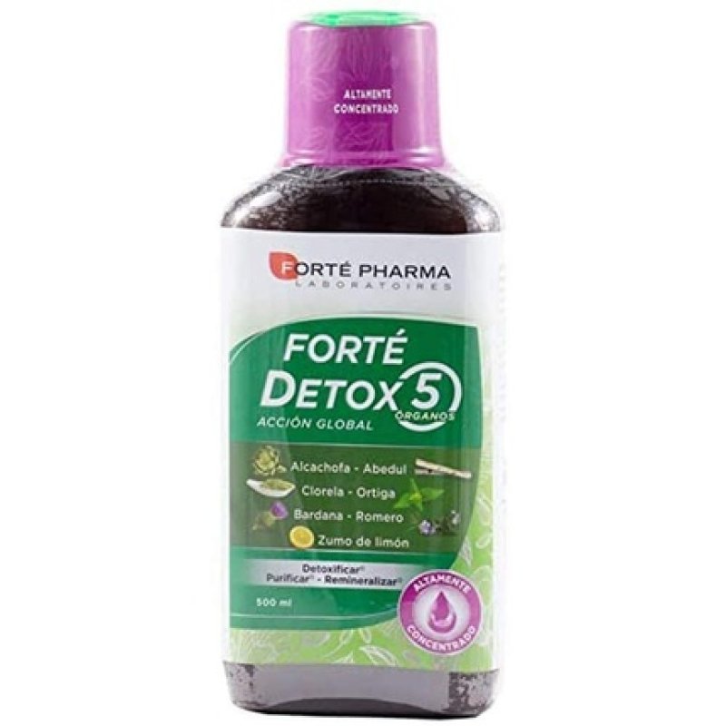 Forte Detox 5 Organos Frasco 500 Ml