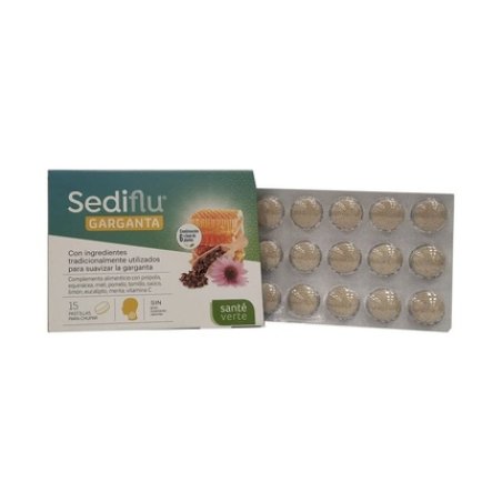 Sv Sediflu Throat Tablets 15 Count