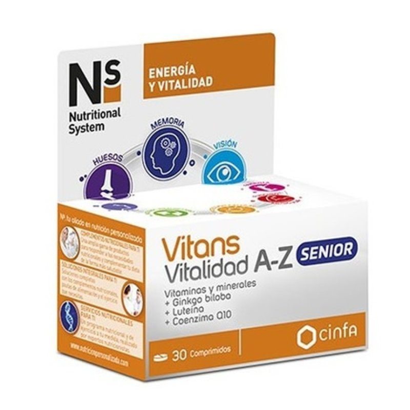 Ns Ns Vitans Vitality A-Z Senior 30 Tablets
