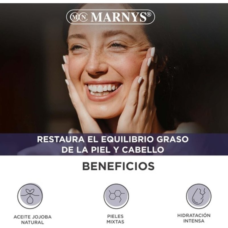 Marny's 100% Natural Repairing Jojoba Oil for Hair, Face, Cuticles, Body & Nails 50ml Bottle