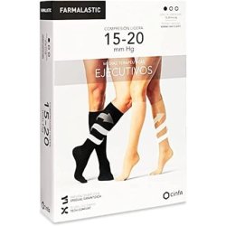 Farmalastic Women's Lightweight Short Stockings - Black