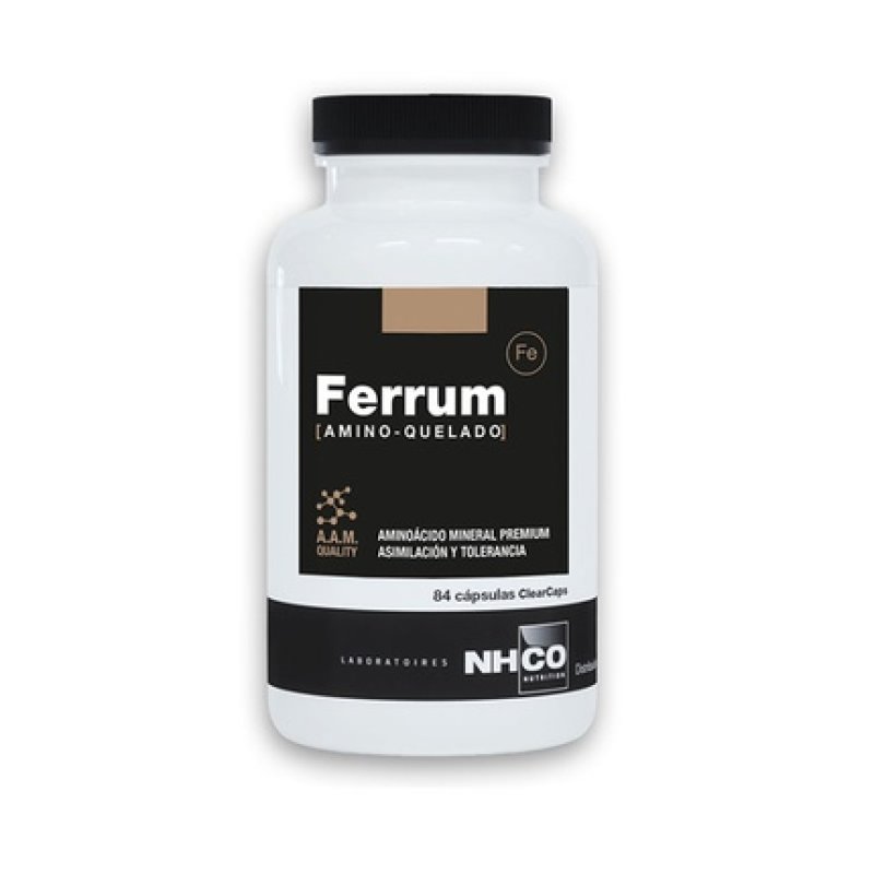 Nhco Ferrum Amino-Chelated 84 Capsules - Dietary Supplement