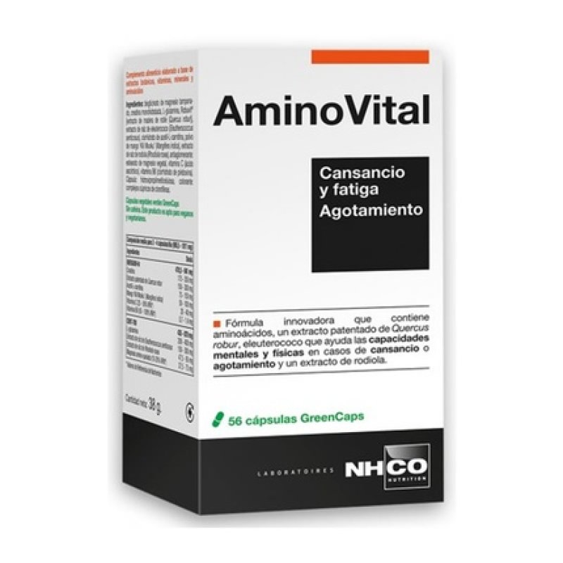 Nhco Aminovital 56 Capsules - Dietary Supplement For Amino Acids