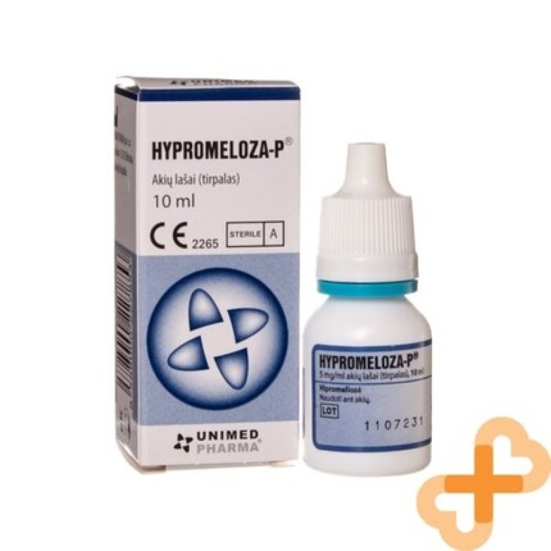 Hypromellose-P Solution Eye Drops for Dry, Irritated, Tired, Strained Eyes 10ml