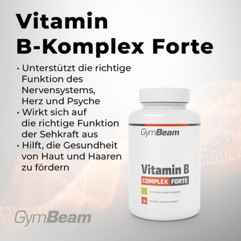 Gymbeam B Complex Forte - All 8 Essential B Vitamins