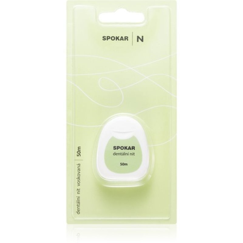Spokar Waxed Dental Floss - 50 meters