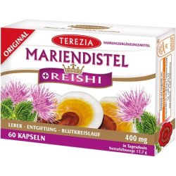 MARIENDISTEL REISHI 400mg Effective Combination for Liver Detoxification 100% Natural Product without Additives