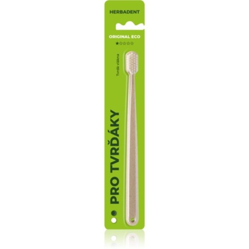 Herbadent Original ECO toothbrush - Hard, 1 piece
