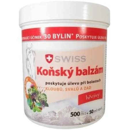 SWISS Warming Horse Balm 500ml 50ml Free