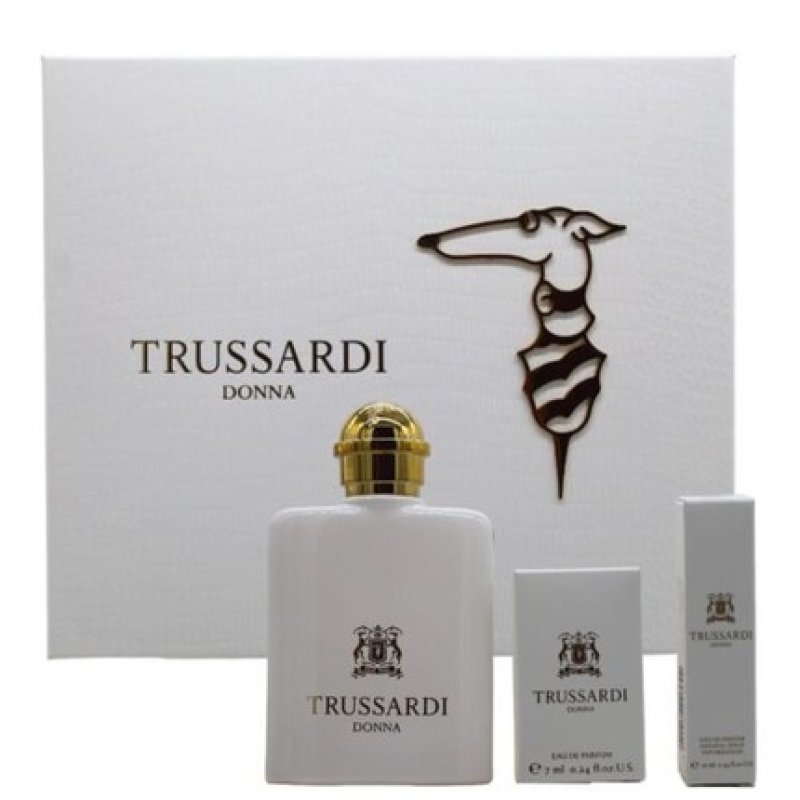 TRUSSARDI DONNA Women's Perfume Set 50ml EDP 7ml EDP 10ml Original Set