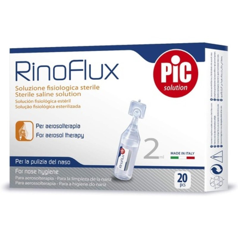 Pic Solution Rinoflux Saline Solution 2ml 20 Units