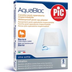 Pic Aquabloc Antibacterial Sterile Bandage 10x12cm - Pack of 5