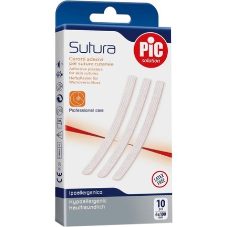 Artsana Pic Sutura Cerotto 6 X 100mm 10 Pieces