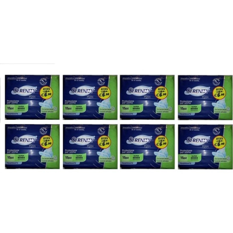 Man Super Male Sanitary Pads - Pack of 15