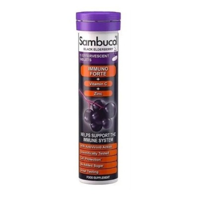 NAMED Sambucol Immune System Supplement 15 Effervescent Tablets