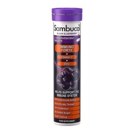 NAMED Sambucol Immune System Supplement 15 Effervescent Tablets