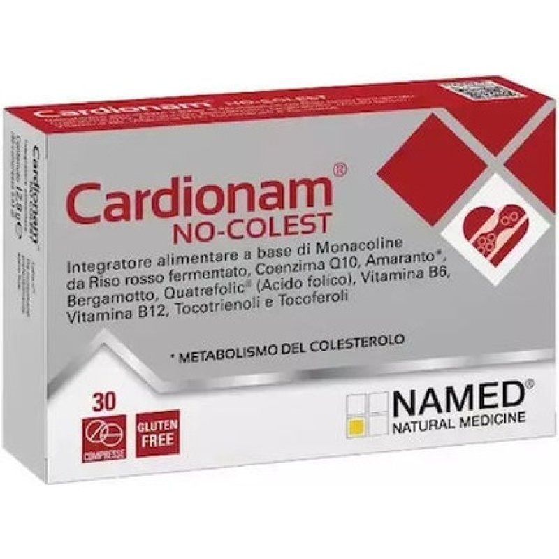 Named Cardionam No-Colest Dietary Supplement - 30 Capsules