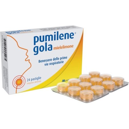Pumilene Gola Honey and Lemon Dietary Supplement 24 Tablets