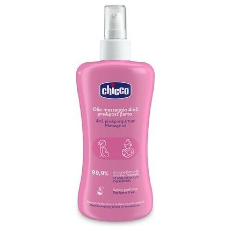 Chicco Pre and Postpartum 4-in-1 Body Massage Oil